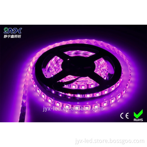 Factory price ! smd 5050 5m 300leds 60led/m nano led strip 12v 14.4w ip20 hydroponics led strip night light